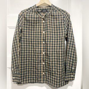 A.P.C. Yarn Dye Plaid Shirt M